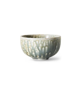 HKLIVING Kom Chef ceramics: bowl, rustic green
