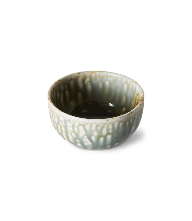 HKLIVING Kom Chef ceramics: bowl, rustic green