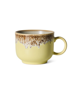 HKLIVING Mok 70s ceramics: tea cup, custard