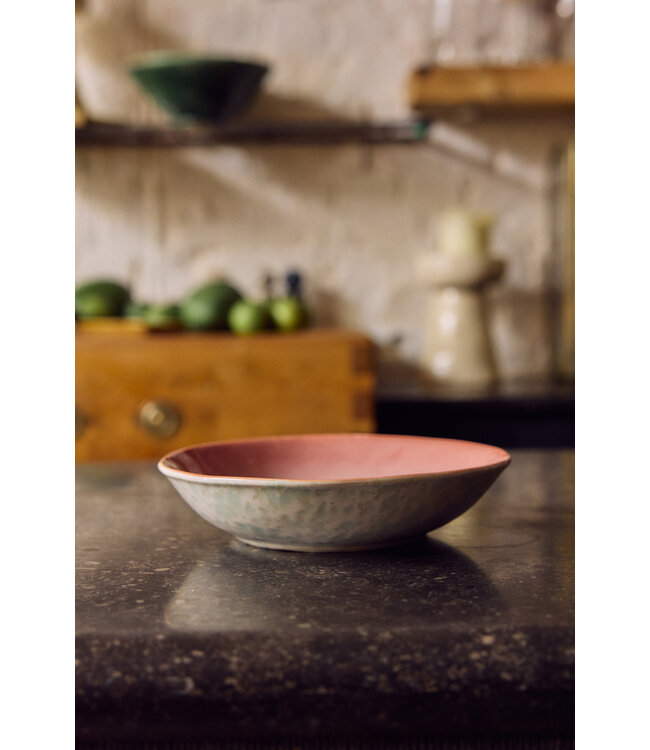 HKLIVING Kom 70s ceramics: curry bowls, lotus (set of 2)