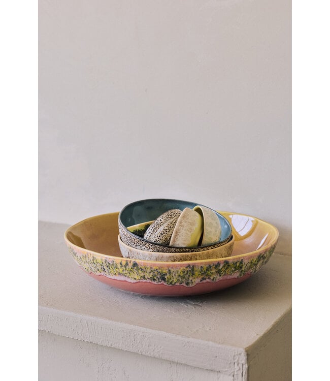 HKLIVING Serveerschaal 70s ceramics: serving bowl, macaron