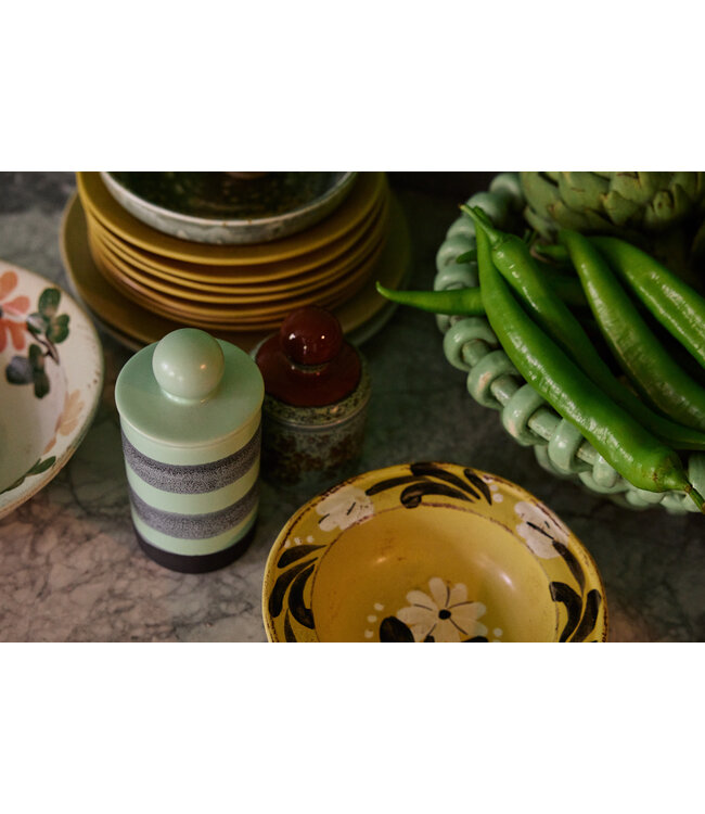 HKLIVING Voorraadpot 70s ceramics: medium storage jar, river