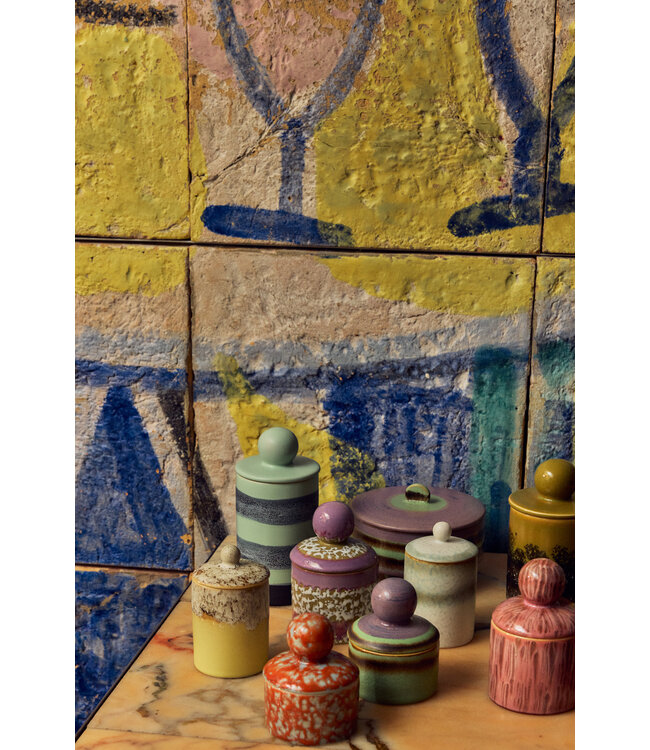 HKLIVING Voorraadpot 70s ceramics: medium storage jar, river
