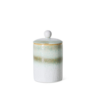 HKLIVING Voorraadpot 70s ceramics: jar, lotus