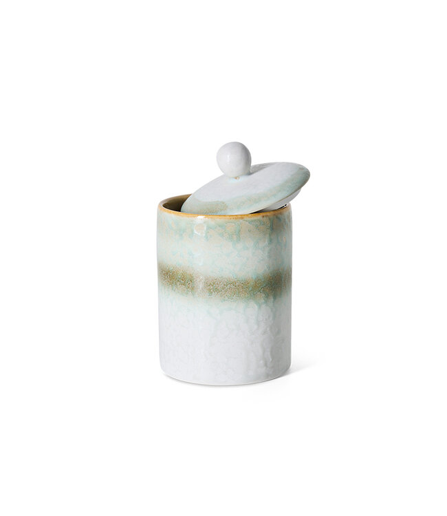 HKLIVING Voorraadpot 70s ceramics: jar, lotus