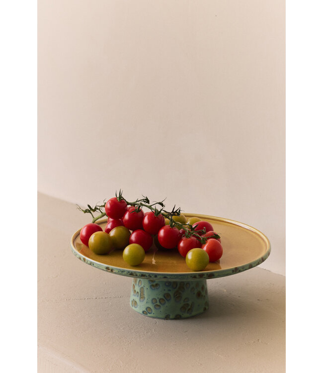HKLIVING Schaal 70s ceramics: plateau M, turquoise