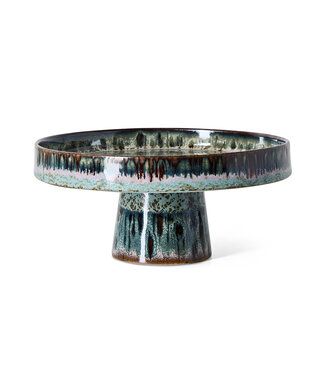 HKLIVING Schaal op voet 70s ceramics: bowl on base, birthstone