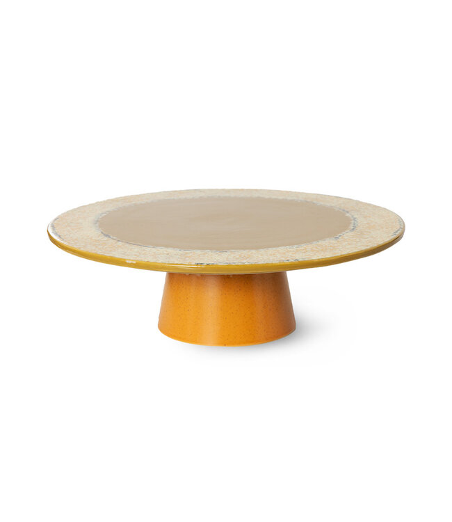 HKLIVING Schaal 70s ceramics: plateau papaya