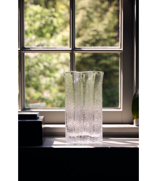 HKLIVING Vaas Column glass vase, clear