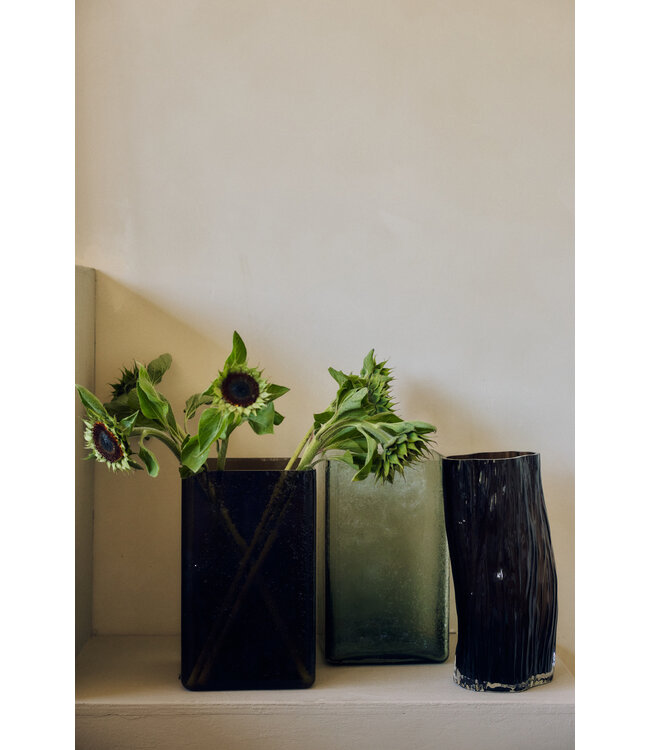 HKLIVING Vaas Tube large vase, smokey brown