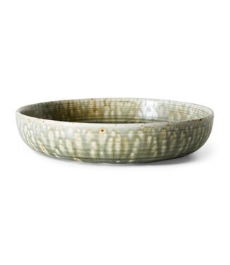 HKLIVING Diep bord Chef ceramics: deep plate L, rustic green