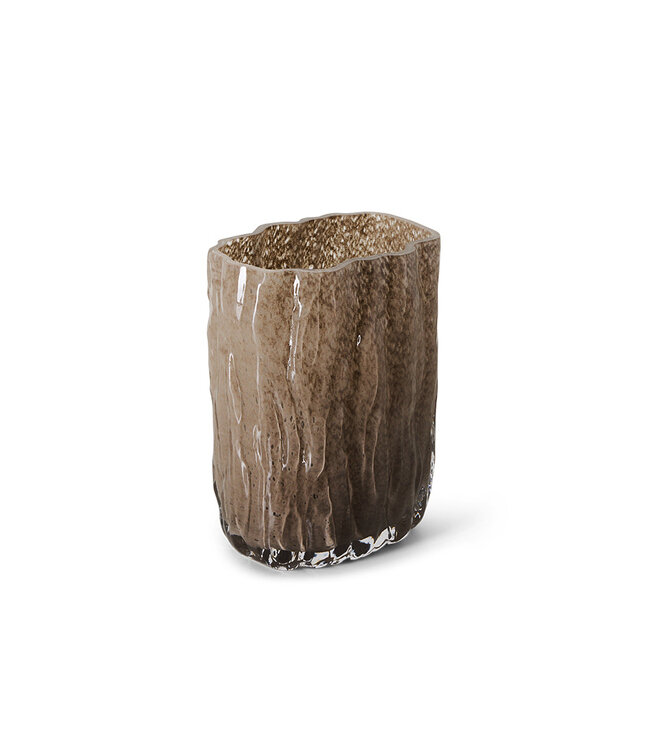 HKLIVING Vaas Tube medium vase, smokey brown