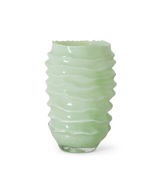 HKLIVING Vaas Ribble glass vase, mint