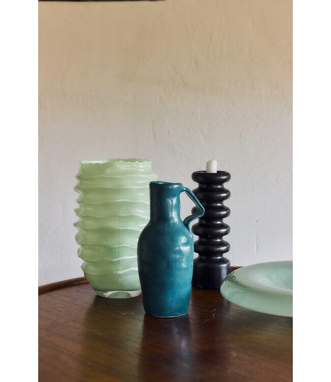 HKLIVING Vaas Ribble glass vase, mint
