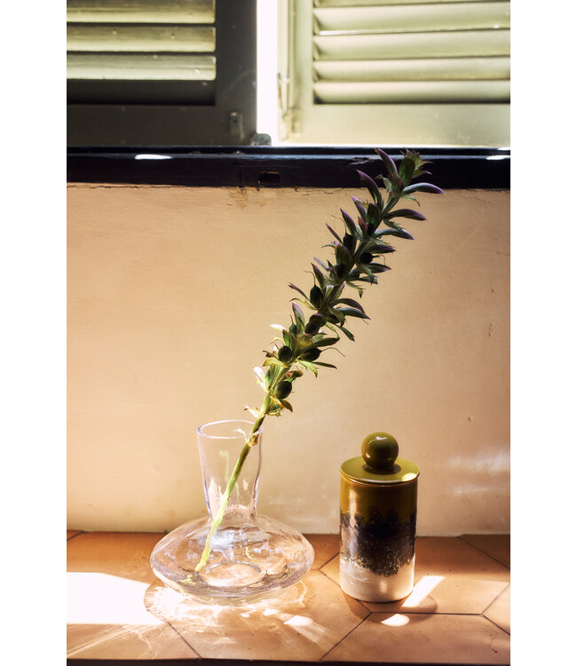 HKLIVING Vaas Carafe glass vase, clear