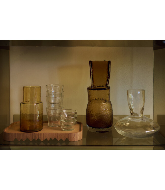 HKLIVING Vaas Carafe glass vase, clear