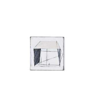 HKLIVING Wanddecoratie Pocket exhibit: some perspective (22x22cm)