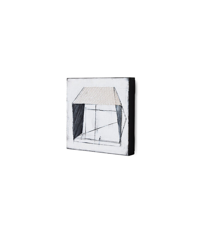 HKLIVING Wanddecoratie Pocket exhibit: some perspective (22x22cm)