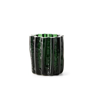 HKLIVING Kandelaar Corolla candle holder, emerald