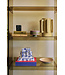 HKLIVING Kandelaar Corolla candle holder, emerald
