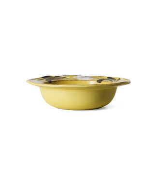HKLIVING Schaal Farmhouse ceramics: hand painted bowl, butter