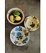 HKLIVING Schaal Farmhouse ceramics: hand painted bowl, butter