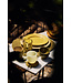 HKLIVING Bord Sunday ceramics: dinner plate, yellow (set of 2)