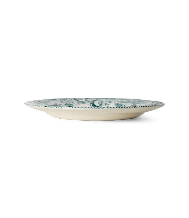 HKLIVING Bord Sunday ceramics: dinner plate, green (set of 2)