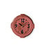 HKLIVING Wandklok Retro ceramic wall clock, pink