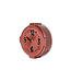 HKLIVING Wandklok Retro ceramic wall clock, pink