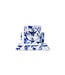 HKLIVING Tafelklok Mantle clock, blue