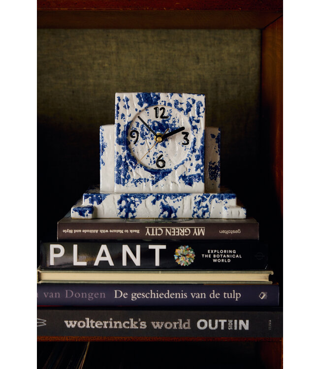 HKLIVING Tafelklok Mantle clock, blue