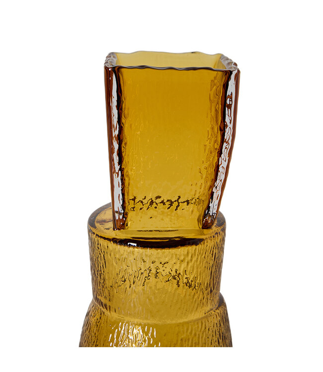 HKLIVING Vaas Statement glass vase, caramel