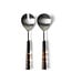 HKLIVING Slabestek Salad cutlery, havana