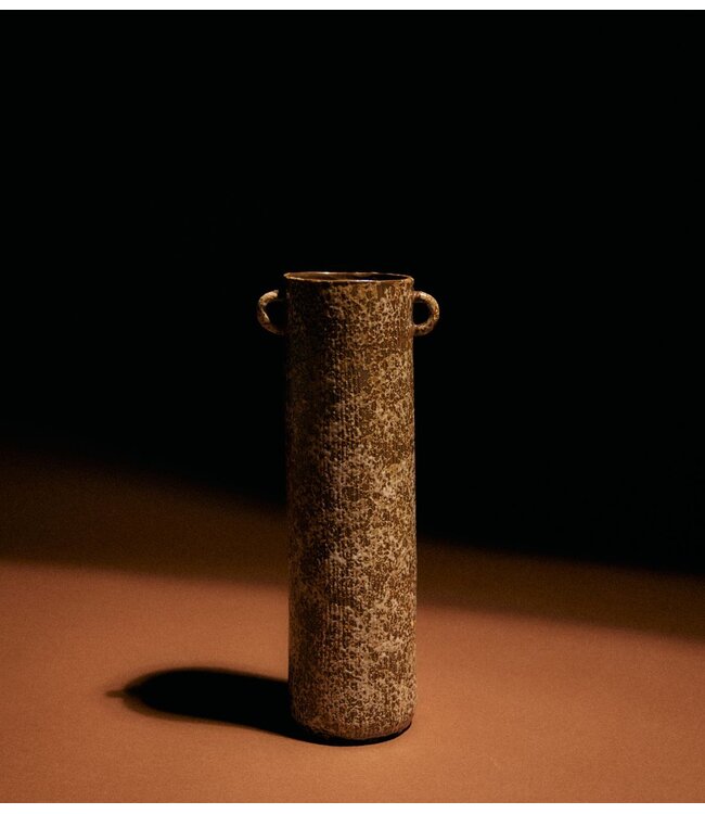 HKLIVING Vaas Long vase, reactive brown