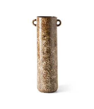 HKLIVING Vaas Long vase, reactive brown