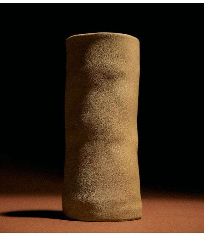 HKLIVING Vaas Long vase, mud brown