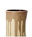 HKLIVING Vaas Long vase, melting brown