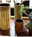 HKLIVING Vloerkleed Rugged vase, burnt caramel