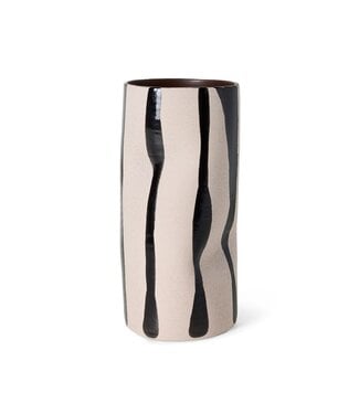 HKLIVING Vaas Mono vase, sand/black