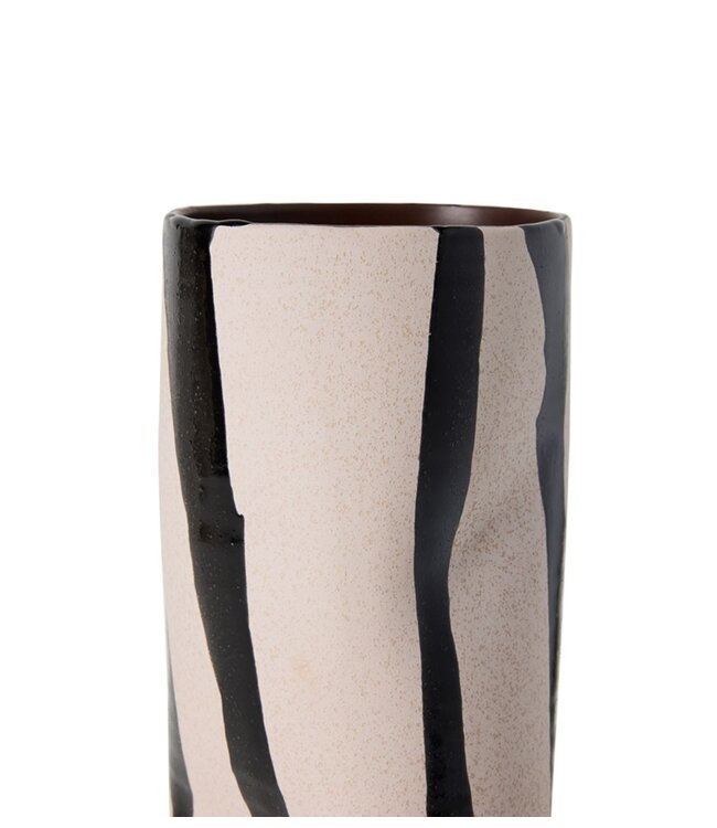 HKLIVING Vaas Mono vase, sand/black