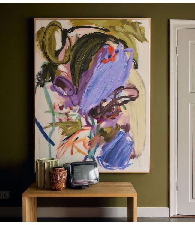 HKLIVING Schilderij Framed artwork, abstraction (123x163cm)