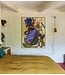 HKLIVING Schilderij Framed artwork, abstraction (123x163cm)