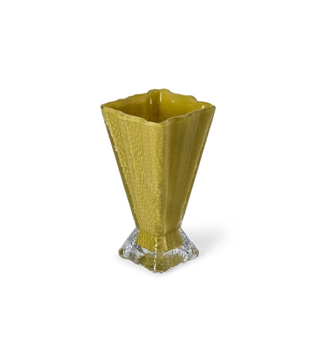 HKLIVING Vaas Statement glass vase, sage