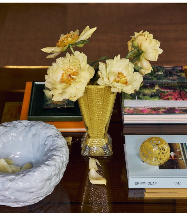 HKLIVING Vaas Statement glass vase, sage