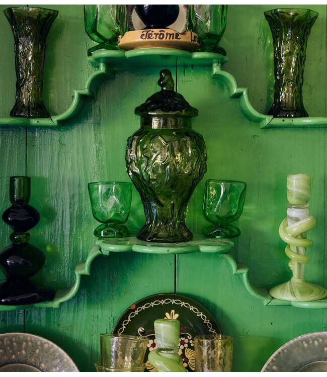 HKLIVING Vazen Decoratieset Mantel garniture, olive green