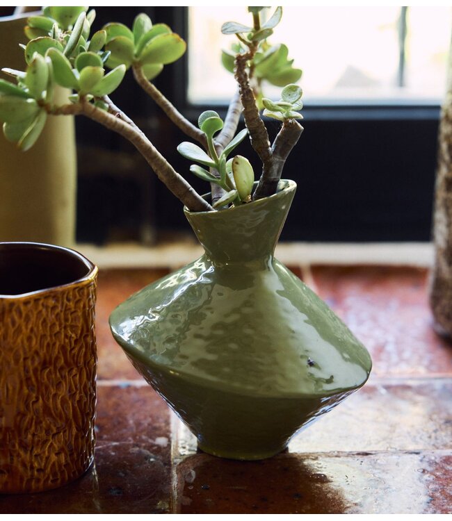 HKLIVING Vaas Robust vase, sage