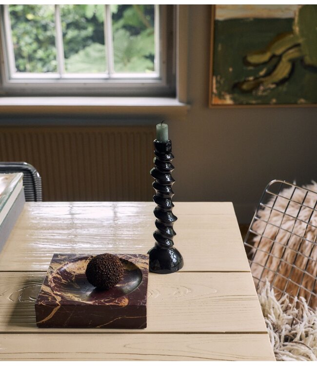 HKLIVING Kandelaar Robust candle holder, black