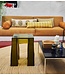 HKLIVING Kruk Resin stool, vintage yellow