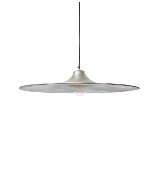 HKLIVING Hanglamp Pavilion large pendant lamp, silver